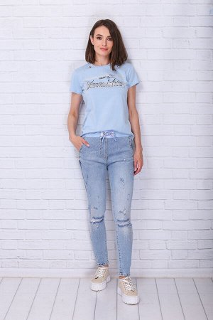 Комплект  - джинсы и футболка на 44- 46р