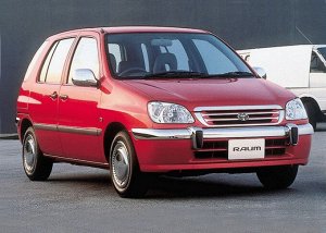 Ковры салонные Toyota Raum 4WD (1997 - 2003) правый руль