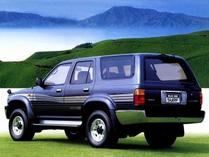 Ковры салонные 3D Toyota Hilux Surf 130 АКПП (1989 - 1995) правый руль