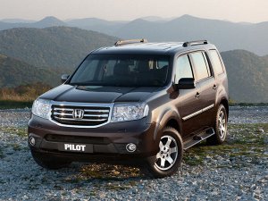 Ковры салонные 3 ряд Honda Pilot 4WD АКПП. YF4 (2008 - 2011) левый руль