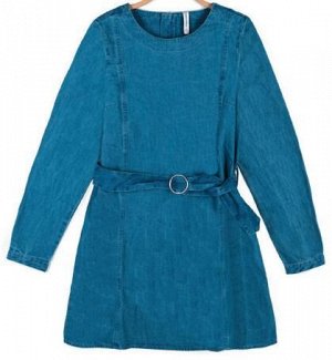 Платье Цвет Голубой Текстиль 100% хлопок