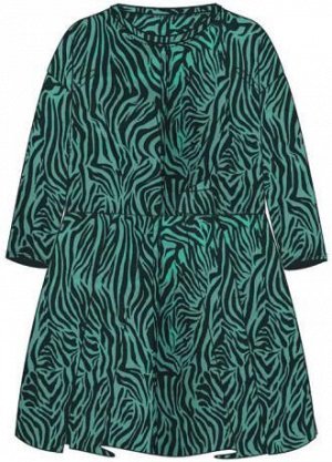 Платье Цвет Зеленый Трикотаж 67% хлопок, 32% полиэстер, 1% вискоза