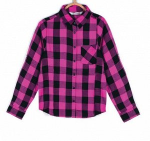 Рубашка Цвет Розовый Текстиль 100% вискоза