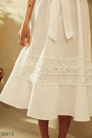 Gepur Белое хлопковое платье
