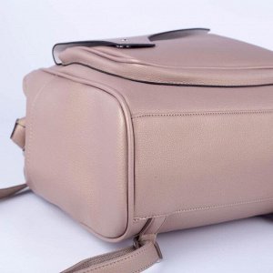 Рюкзак, отдел на молнии, 4 наружных кармана, цвет коричневый