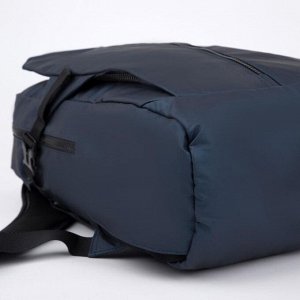 Рюкзак, отдел на молнии,3 наружных кармана, 2 боковых кармана, с USB, цвет тёмно-синиц