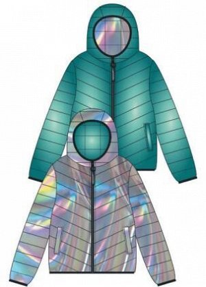 Куртка Цвет Разноцветный Текстиль 100% полиэстер