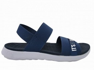 Синий туфли пляжные школьно-подростковые Текстиль
