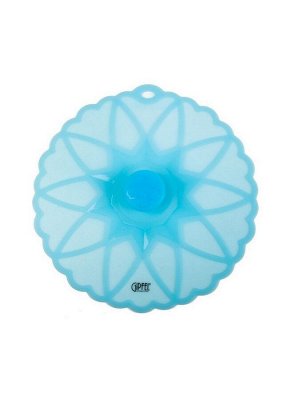 2857 GIPFEL Крышка силиконовая 23,5х23х2,8см Синий цвет Материал: FDA силинон жаростойкий