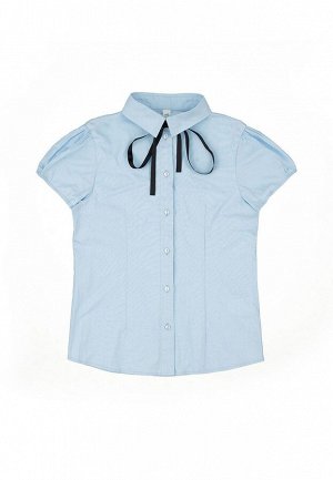 Блузка детская для девочек Line-Inf base голубой