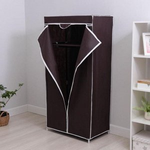 Шкаф для одежды, 75x45x145 см, цвет кофейный