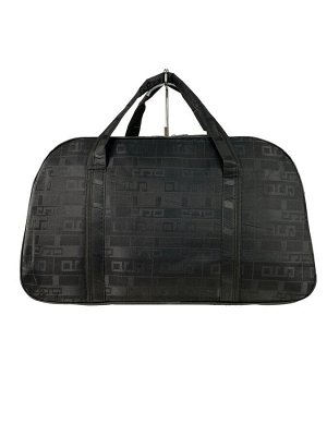 Дорожная сумка из текстиля с принтом, цвет чёрный