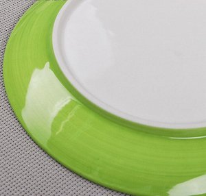 СИМА-ЛЕНД Тарелка «Лайм», 20×2 см, цвет зелёный