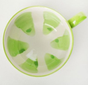 Кружка для супа 420 мл "Лайм", цвет зелёный