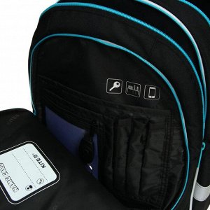Рюкзак школьный, Kite 700 (2p), 38 х 28 х 16 см, эргономичная спинка, с дополнительной крышкой, Let's go