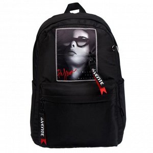 Рюкзак молодежный с эргономичной спинкой, deVENTE 43 х 31 х 20 см, Passion, чёрный