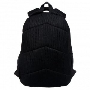 Рюкзак молодежный с эргономичной спинкой, deVENTE 44 х 31 х 20 см, Trust No One, чёрный