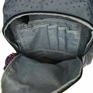 Рюкзак школьный, Kite 855, 40 х 30 х 17.5 см, эргономичная спинка, отделение для планшета, серый