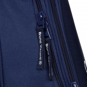 Рюкзак каркасный Bruno Visconti 38 х 30 х 20 см, "Медведь-Эльф", синий, с пеналом