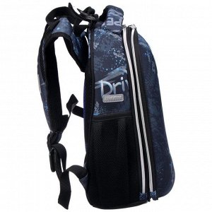 Рюкзак каркасный deVENTE Choice 38 х 28 х 16 см, Play Football, чёрный/синий