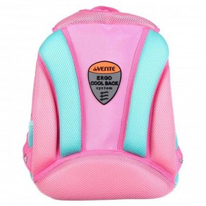 Рюкзак каркасный deVENTE Cool 39 х 30 х 16 см, Always Dreaming, розовый/бирюзовый