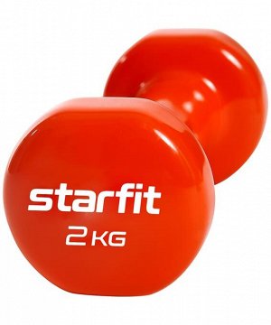 Starfit Гантель виниловая DB-101 2 кг, оранжевый