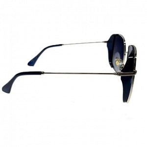 Женские очки оверсайз Geo_Kristell с линзами тёмный индиго премиального качества.