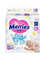 Подгузники Merries Для Новорожденных 5 Кг./90 Шт.