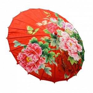 Зонт Красная Сакура - символ возрождения остывшей любви 55см