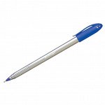 Ручка шарик синий Berlingo Triangle silver 10792