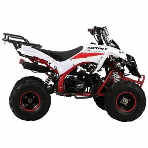 Квадроцикл бензиновый MOTAX ATV Raptor LUX 125 сс, бело-красный