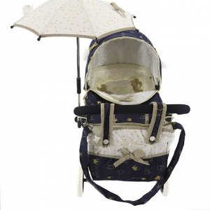 Коляска с сумкой и зонтиком серии Классик Голд, 60 см