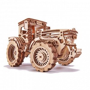 Механический 3D-пазл из дерева «Трактор»