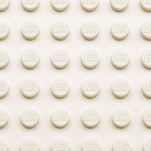 LEGO® контейнер с крышкой БЮГГЛЕК, 26 x 18 x 12 см, цвет белый