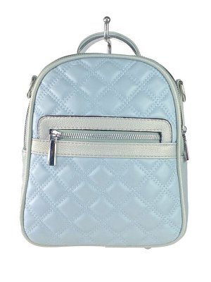Женская стёганая сумка-рюкзак из искусственной кожи, цвет светло-бирюзовый