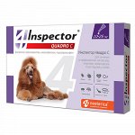 Inspector Quadro Капли противопаразитарные д/соб 10-25кг 1пипет. (1/40)