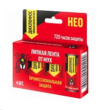 ДИХЛОФОС® НЕО Липкая лента для мух, (комплект 4шт)