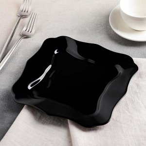 Тарелка десертная Authentic Black, d=20,5 см, цвет чёрный