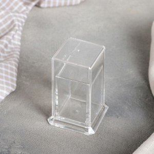 Подставка под зубочистки, 5х5х7,5 см, прямоугольная