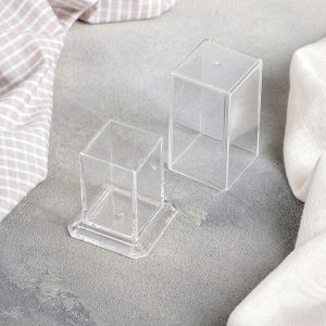 Подставка под зубочистки, 5х5х7,5 см, прямоугольная