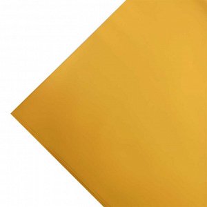 Пленка матовая перламутр желтый размер 58*58см