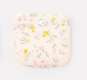 Трусы для девочки Crockid К 1904-3 светло-розовый, чайное дерево, мелкие цветы (мелкие цветы)