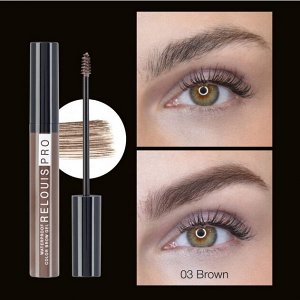 Гель д/бровей водостойкий оттеночный "Waterproof Color Brow Gel PRO" RELOUIS 6гр.