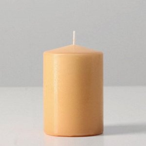 Свеча - цилиндр ароматическая "Персик", 5,6х8 см