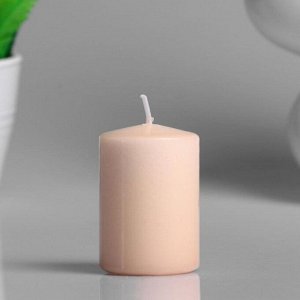 Свеча - цилиндр ароматическая "Сандаловое дерево", 4х6 см