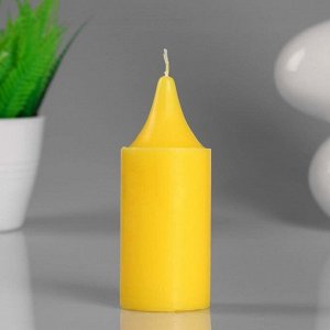 Свеча- цилиндр "Лимон" ароматическая, 4?10 см 4852507