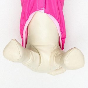 Куртка-ветровка для животных, светоотражающая, L (ДС 28-30, ОШ 32, ОГ 36-40 см), розовая
