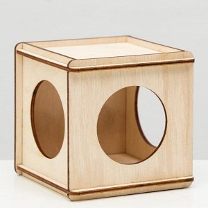 Домик "Куб" для грызунов 10 X 10 X 9 см