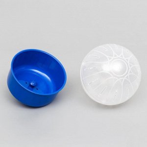 Набор для грызунов, шар прозрачный 14  см + колесо синее 13.5 см