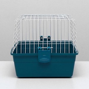 Клетка для кроликов, 60 х 36 х 32 см, бирюзовый